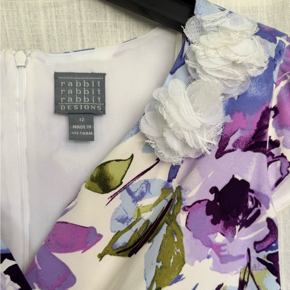 Floral Sheath Dress Size 12 Formal Spring Easter Rabbit Rabbit Rabbit brand - Picture 6 of 16